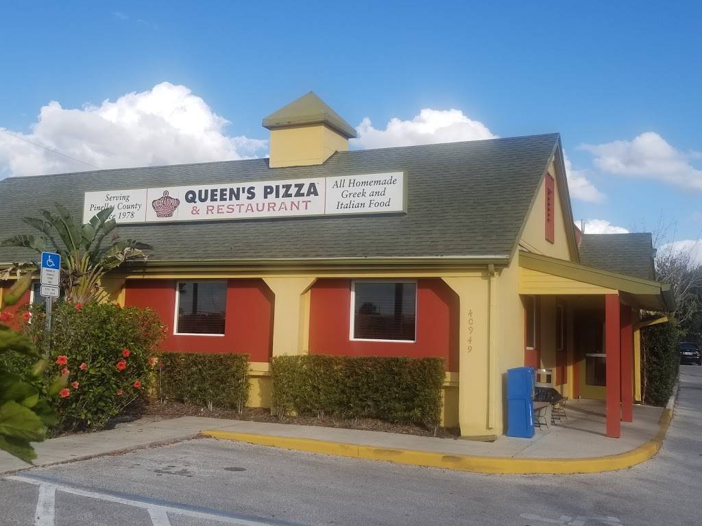 Queens Pizza & Restaurant | restaurant | 40949 US Hwy 19 N, Tarpon Springs, FL 34689, USA | 7279391791 OR +1 727-939-1791