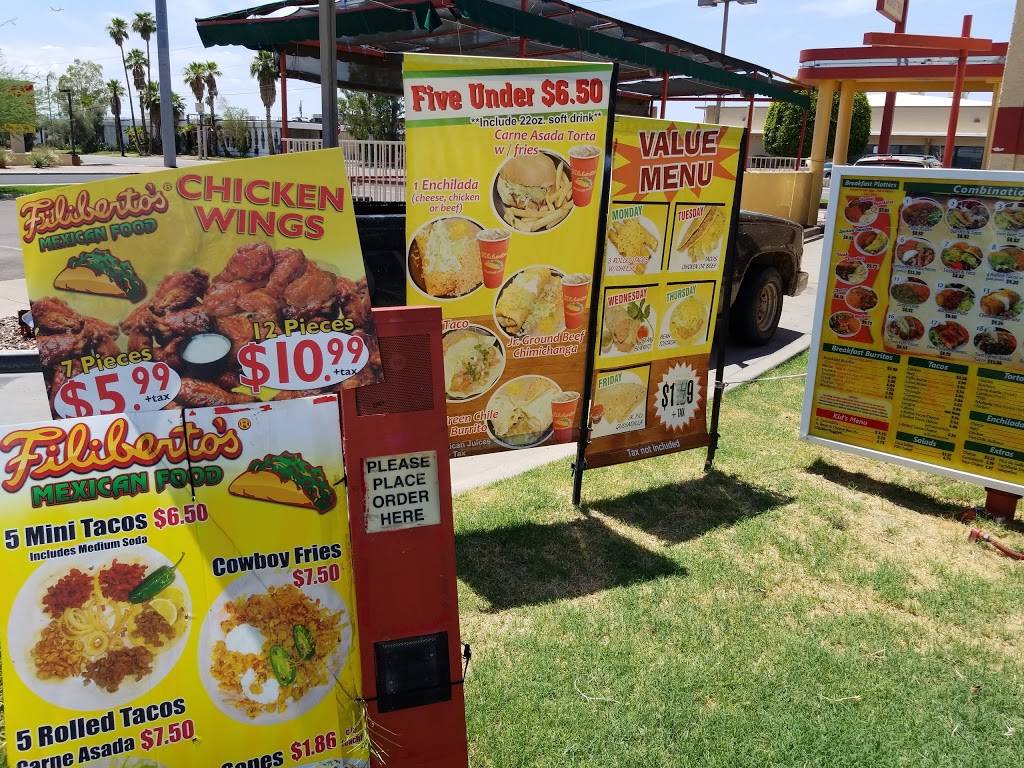 Filibertos Mexican Food | restaurant | 209 N 24th St, Phoenix, AZ 85034, USA | 6022751585 OR +1 602-275-1585
