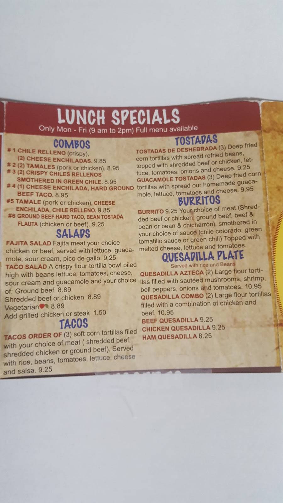 La Carreta Mexican Food & Catering | restaurant | 6820 N Academy Blvd, Colorado Springs, CO 80918, USA | 7195921391 OR +1 719-592-1391