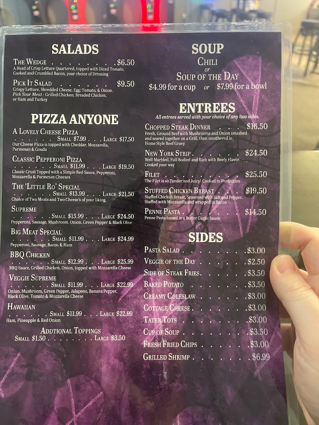 Little Ros Pub & Eatery | restaurant | 1943 Melody Ln, Greenfield, IN 46140, USA | 3173189427 OR +1 317-318-9427