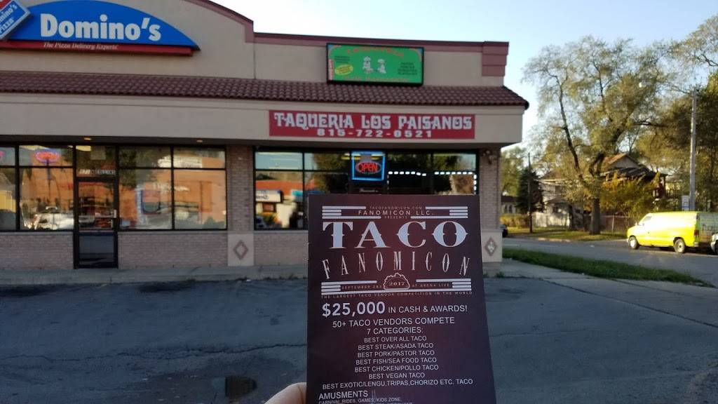 Taqueria Los Paisanos | restaurant | 573 Collins St, Joliet, IL 60432, USA | 8157220521 OR +1 815-722-0521
