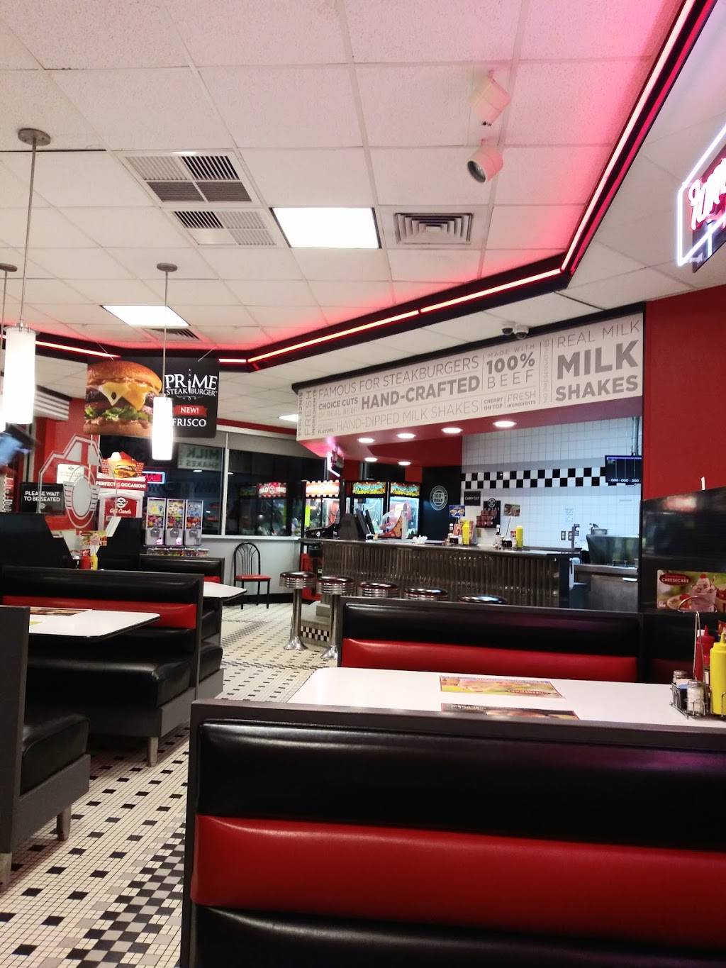 Steak n Shake | restaurant | 1640 E Tipton St, Seymour, IN 47274, USA | 8125236616 OR +1 812-523-6616