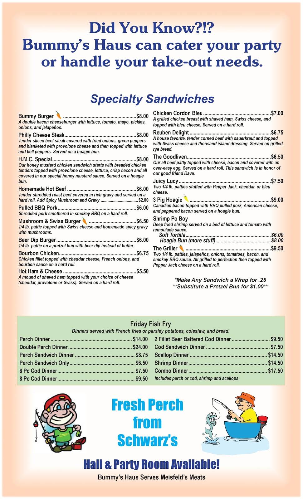 Bummys Haus | restaurant | 1209 Millersville Ave, Howards Grove, WI 53083, USA | 9205652623 OR +1 920-565-2623