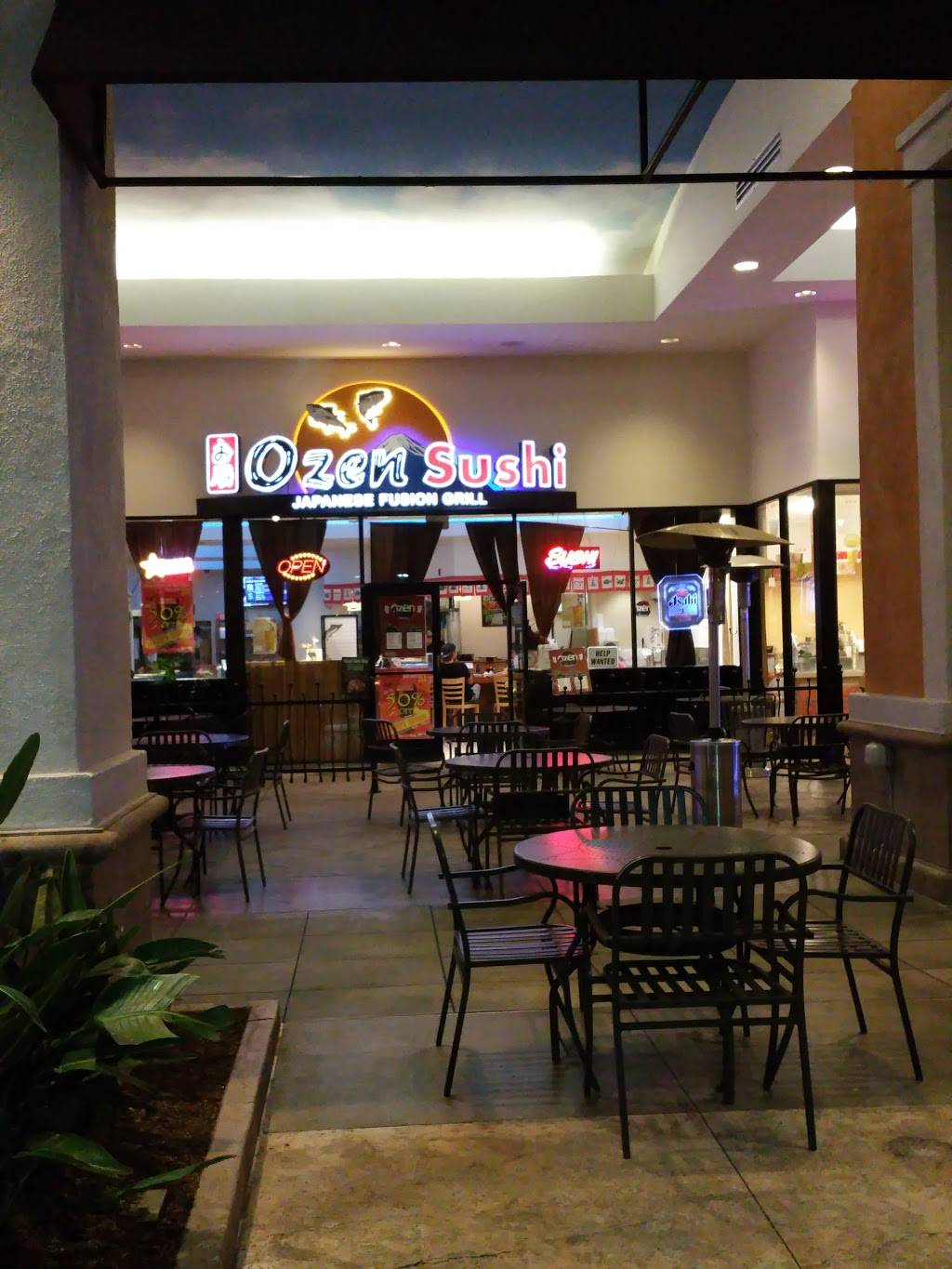 Ozen Sushi | restaurant | 26612 Towne Centre Dr, Foothill Ranch, CA 92610, USA | 9496993702 OR +1 949-699-3702