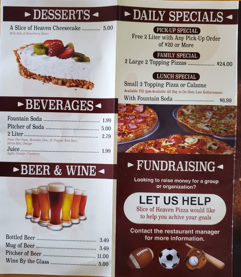 A Slice of Heaven Pizzeria | meal delivery | 811 Short Ct unit e, Gardnerville, NV 89460, USA | 7753923851 OR +1 775-392-3851