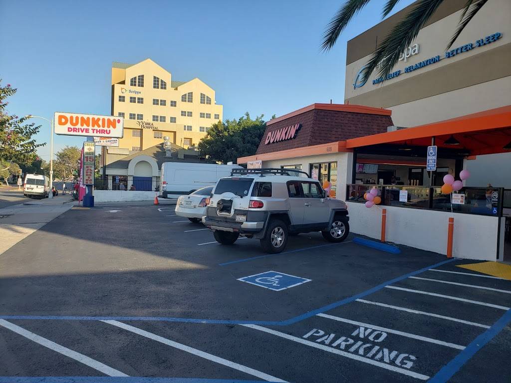 Dunkin | bakery | 409 Washington St, San Diego, CA 92103, USA | 6194394432 OR +1 619-439-4432