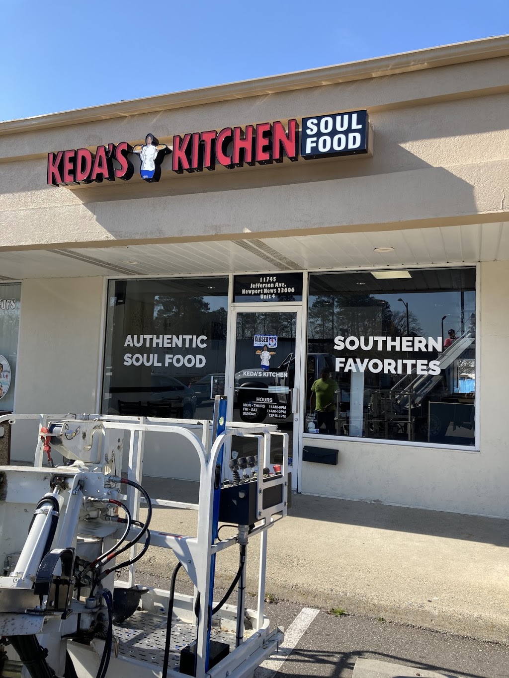 Kedas Kitchen | restaurant | 11745 Jefferson Ave STE 4, Newport News, VA 23606, USA | 7577822108 OR +1 757-782-2108