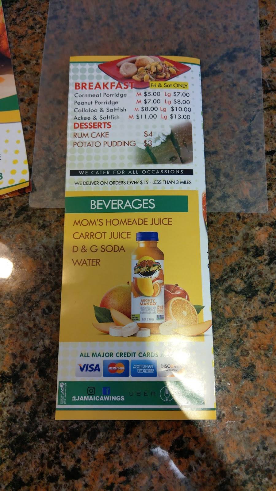 Jamaica Wings | restaurant | Upper Darby, PA 19082, USA | 6105366098 OR +1 610-536-6098