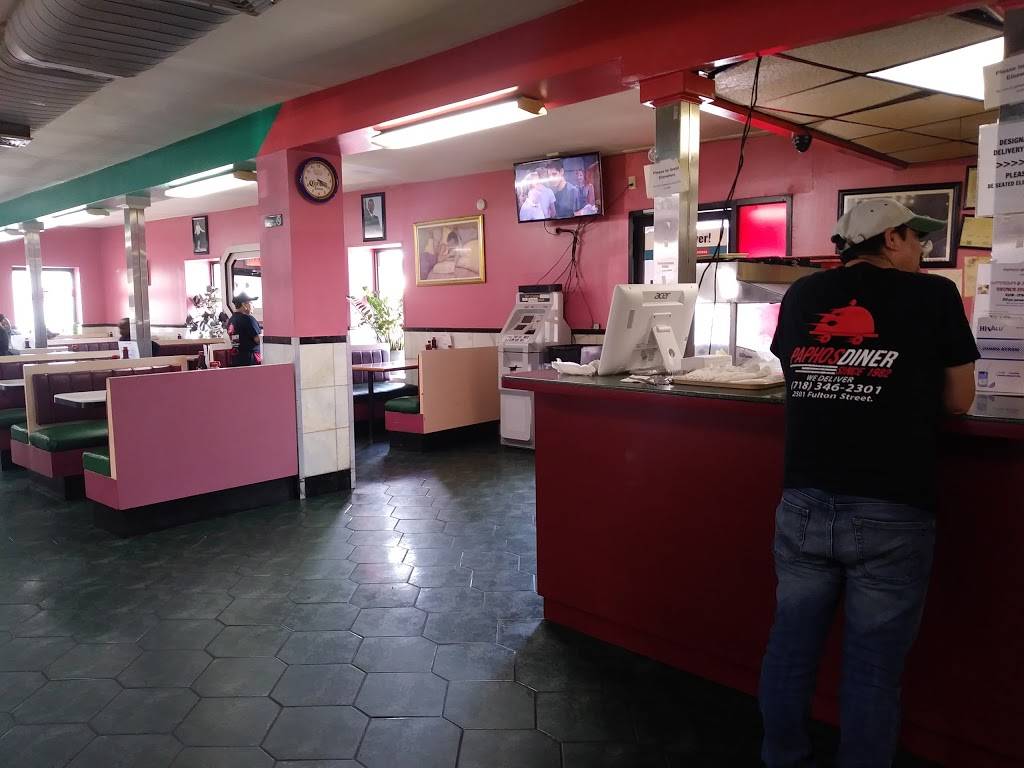 Paphos Diner | restaurant | 2501 Fulton St, Brooklyn, NY 11207, USA | 7183462301 OR +1 718-346-2301