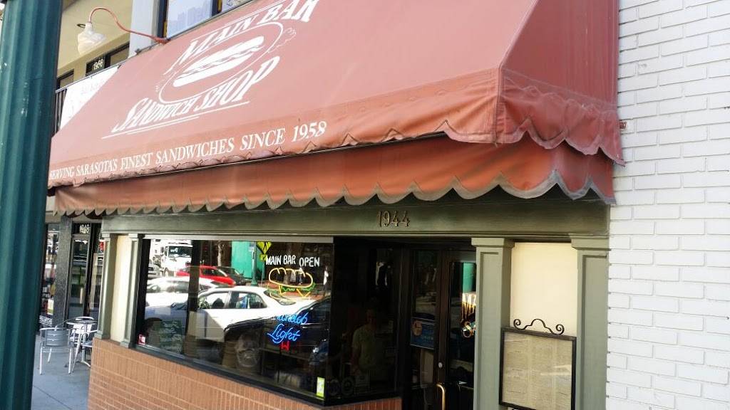 Main Bar Sandwich Shop | restaurant | 1944 Main St, Sarasota, FL 34236, USA | 9419558733 OR +1 941-955-8733