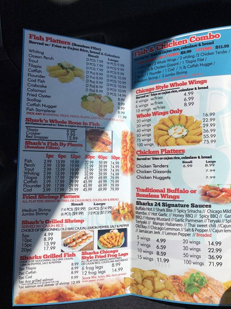 Sharks Fish and Chicken | restaurant | 1535 Hackberry Ln, Tuscaloosa, AL 35401, USA | 2053494499 OR +1 205-349-4499