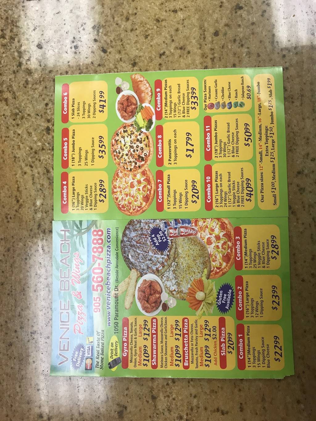 Venice Beach Pizzerias | restaurant | 1050 Paramount Drive, Stoney Creek, ON L8J 1P8, Canada | 9055607888 OR +1 905-560-7888