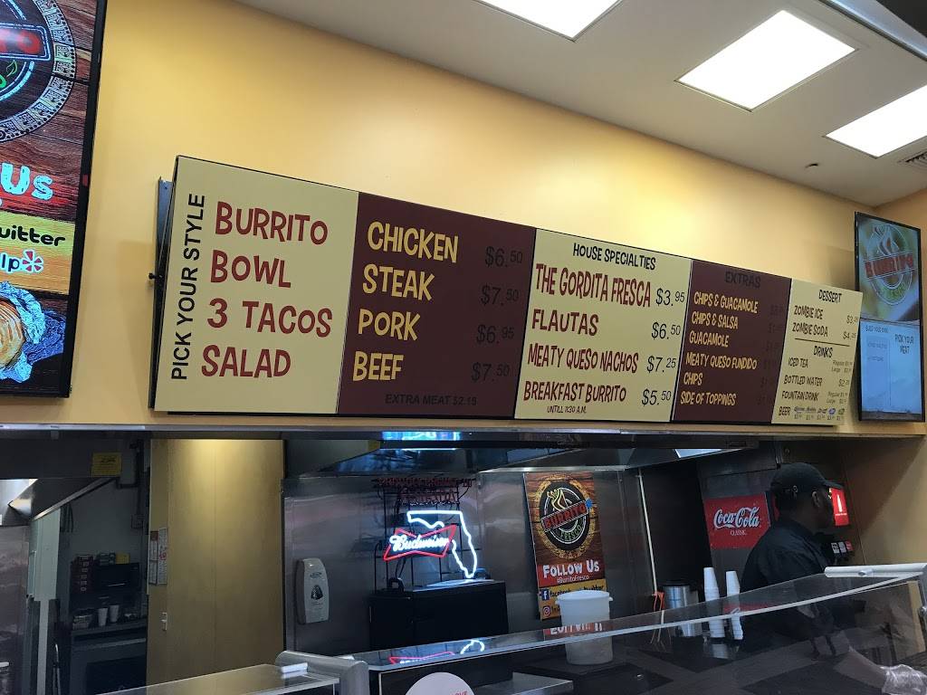 Burrito Fresco | restaurant | 1876 Tamiami Trail N, Naples, FL 34102, USA | 9543614933 OR +1 954-361-4933