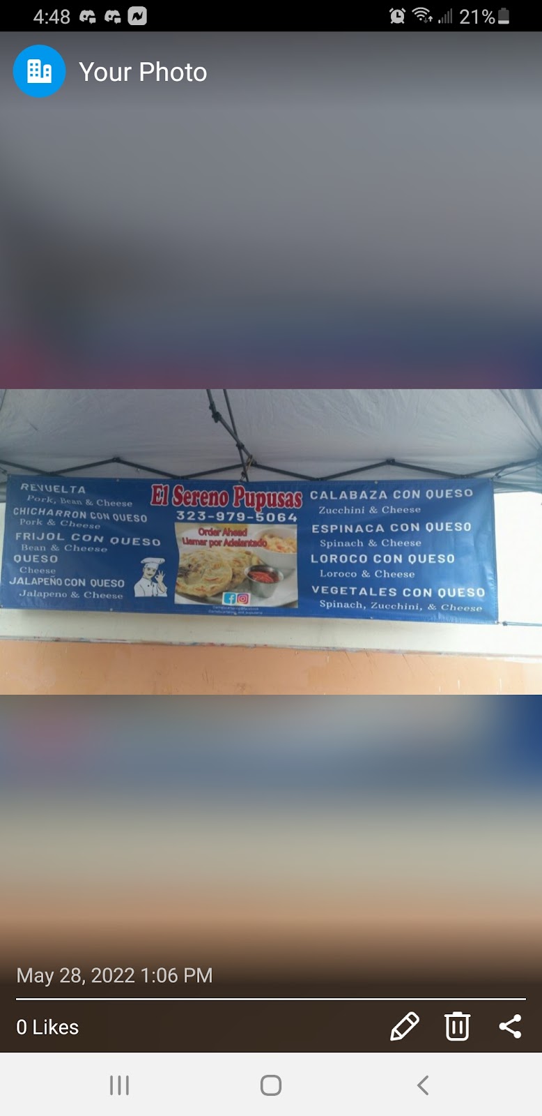 El Sereno Pupusa | restaurant | 5168 Huntington Dr S, Los Angeles, CA 90032, USA | 3239795064 OR +1 323-979-5064