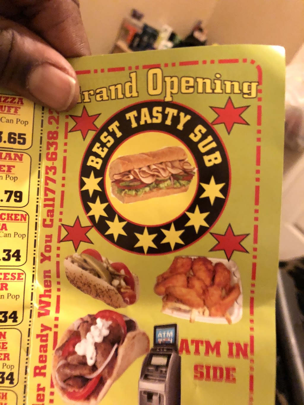 Tasty Subs | restaurant | 3723 W Chicago Ave, Chicago, IL 60651, USA | 7737226147 OR +1 773-722-6147