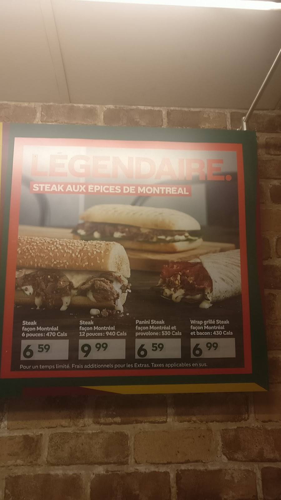 Subway | restaurant | Centre Nouvelle-France, 150 Boul Jean-Leman Local 100, Candiac, QC J5R 5E1, Canada | 4506591008 OR +1 450-659-1008