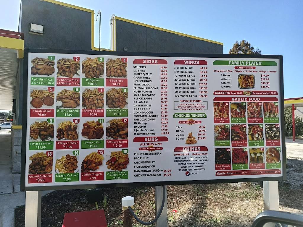 Tasty seafood chicken and sub | restaurant | 6185 Fort Caroline Rd, Jacksonville, FL 32277, USA | 9046832261 OR +1 904-683-2261