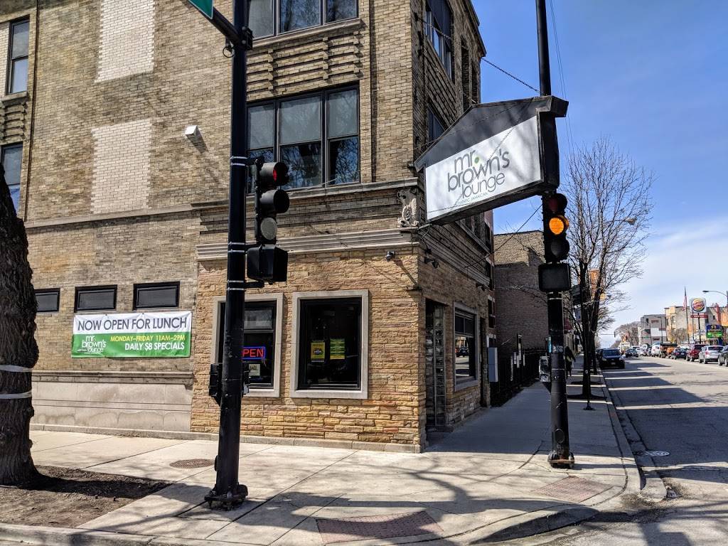 Mr. Browns Lounge | restaurant | 2301 W Chicago Ave, Chicago, IL 60622, USA | 7732784445 OR +1 773-278-4445