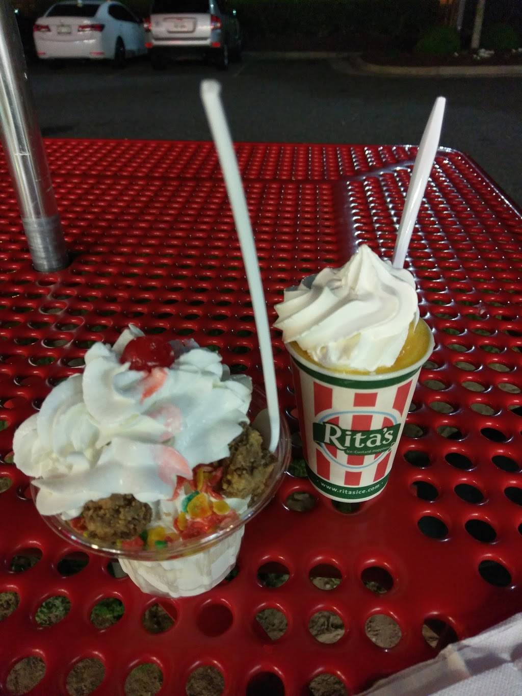 Ritas Italian Ice & Frozen Custard | restaurant | 501 Kempsville Rd Ste 102, Chesapeake, VA 23320, USA | 7574108850 OR +1 757-410-8850