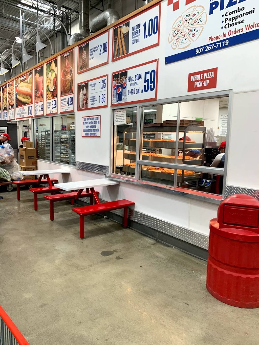 Costco Food Court | meal takeaway | 330 W Dimond Blvd, Anchorage, AK 99515, USA | 9072677119 OR +1 907-267-7119