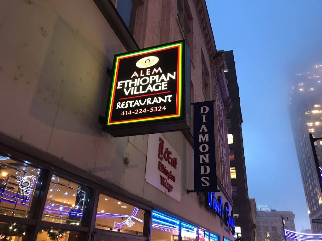 Alem Ethiopian Village | restaurant | 307 E Wisconsin Ave, Milwaukee, WI 53202, USA | 4142245324 OR +1 414-224-5324