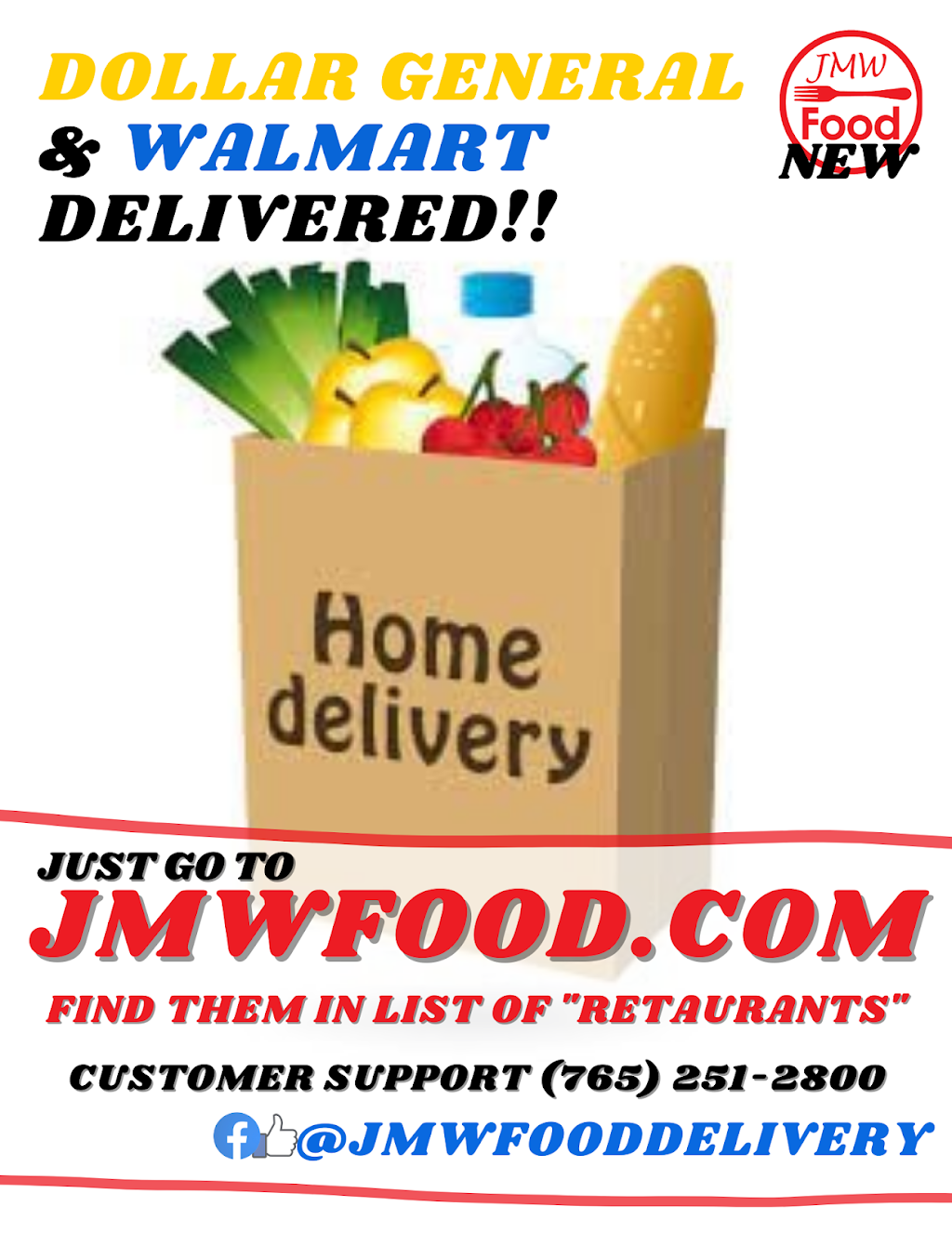 JMW Food Delivery | restaurant | South Tower, 201 N Illinois St Suite 1600, Indianapolis, IN 46204, USA | 7652512800 OR +1 765-251-2800
