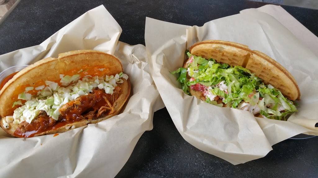 Bruxie Original Fried Chicken & Waffle Sandwich | cafe | 14376 Culver Dr, Irvine, CA 92604, USA | 9495564894 OR +1 949-556-4894