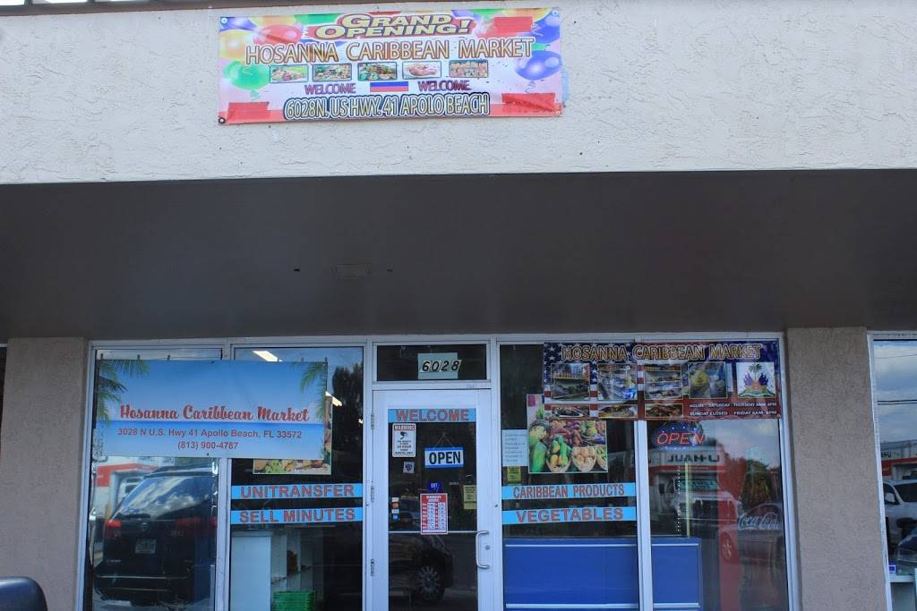Hosana Caribbean Market | restaurant | 6028 N U.S. Hwy 41, Apollo Beach, FL 33572, USA | 8138126011 OR +1 813-812-6011