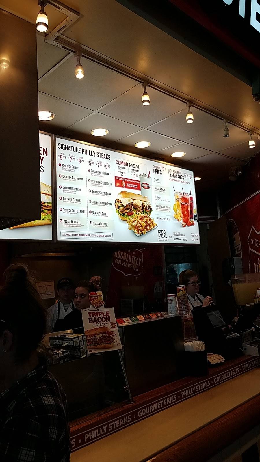 Charleys Philly Steaks | restaurant | 4301 W Wisconsin Ave Ste 602, Appleton, WI 54913, USA | 9205743097 OR +1 920-574-3097