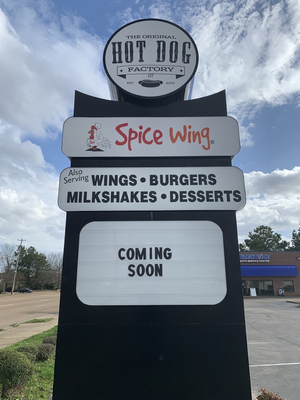 THE ORIGINAL HOT DOG FACTORY and Spice Wing | restaurant | 4265 Hacks Cross Rd, Memphis, TN 38125, USA | 9017485128 OR +1 901-748-5128