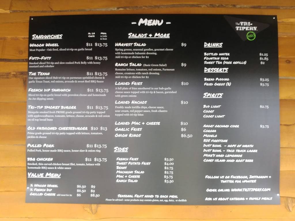 The Tri-Tipery | restaurant | Seidner Rd, Escalon, CA 95320, USA | 2096206042 OR +1 209-620-6042