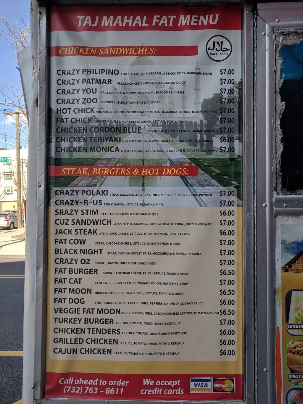 Taj Mahal Food Truck | restaurant | 110 Warren St, Newark, NJ 07102, USA | 7327638611 OR +1 732-763-8611