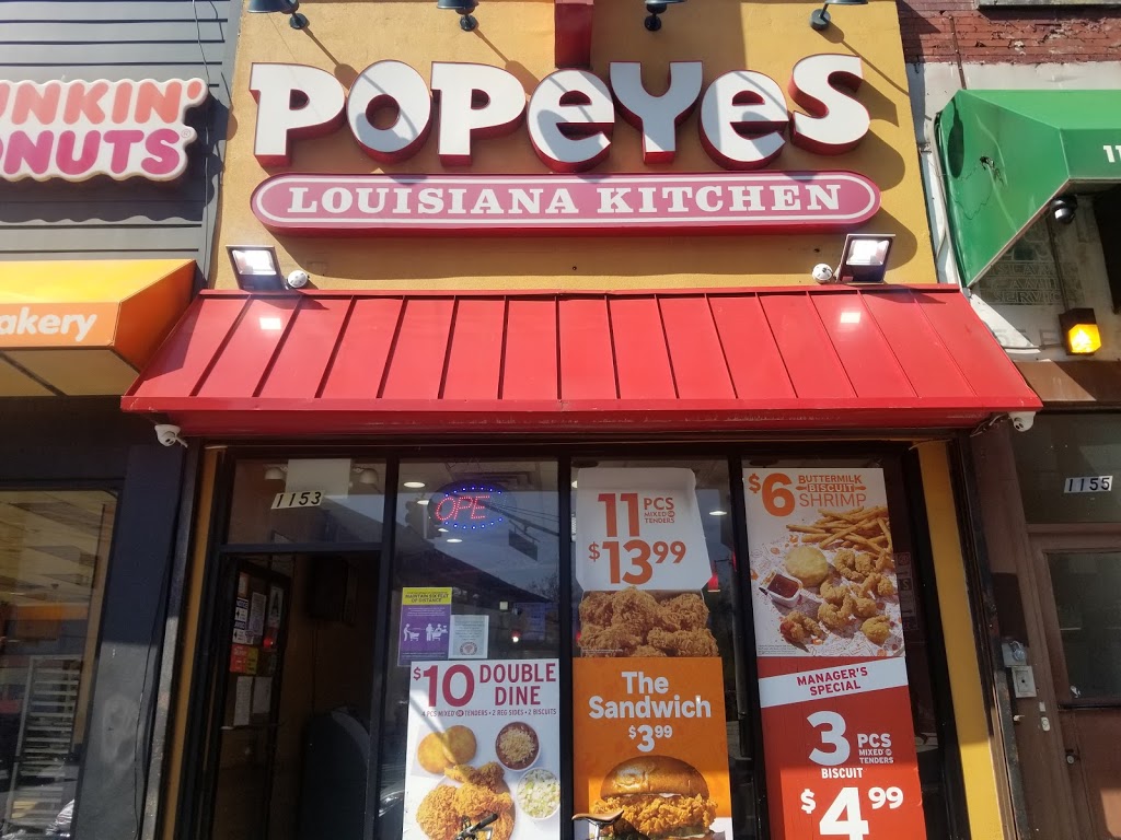 Popeyes Louisiana Kitchen | restaurant | 1153 Fulton St, Brooklyn, NY 11216, USA | 7182308918 OR +1 718-230-8918