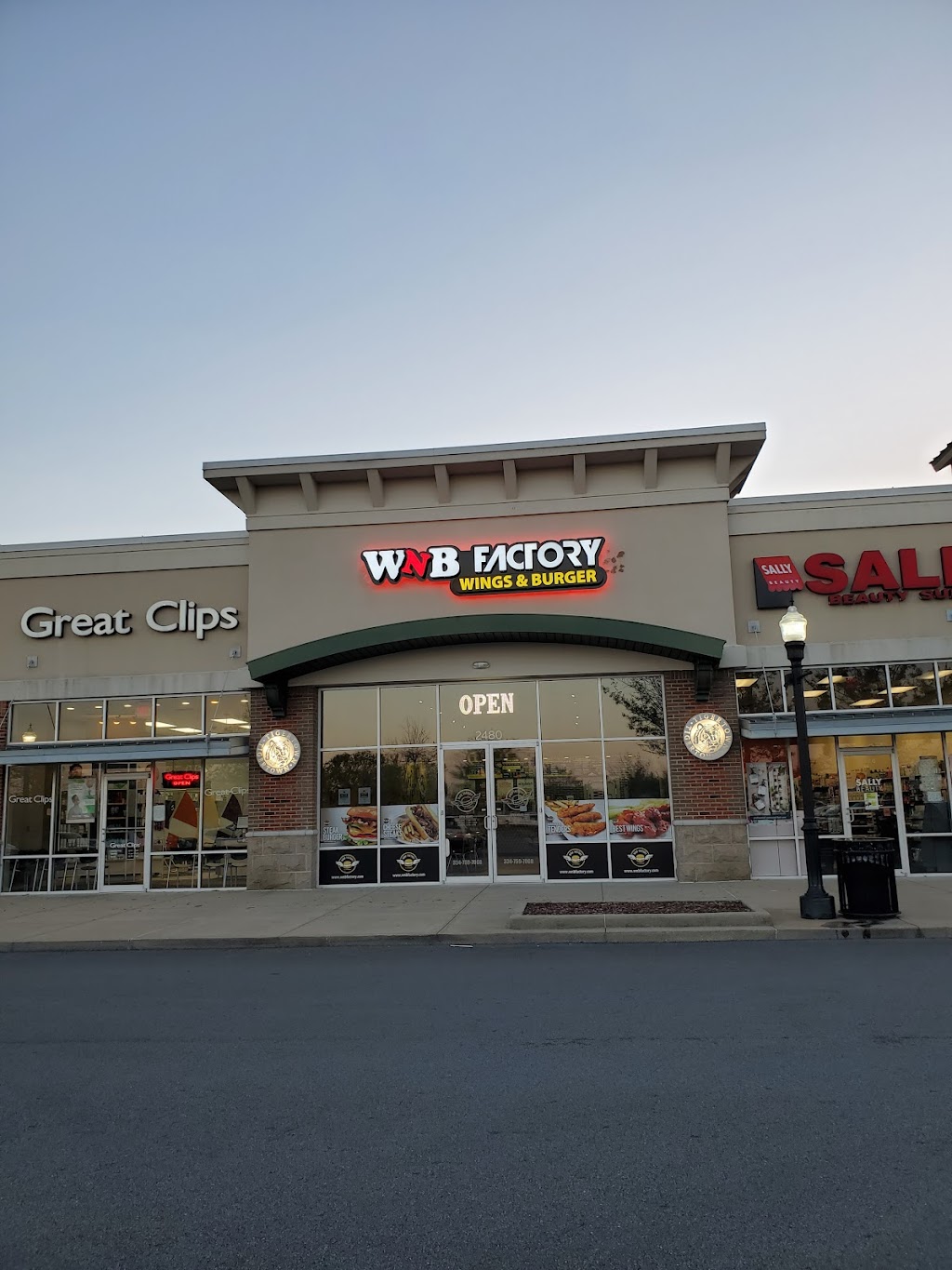 WNB Factory - Wings & Burger | restaurant | 2480 Enterprise Dr, Opelika, AL 36801, USA | 3347597068 OR +1 334-759-7068