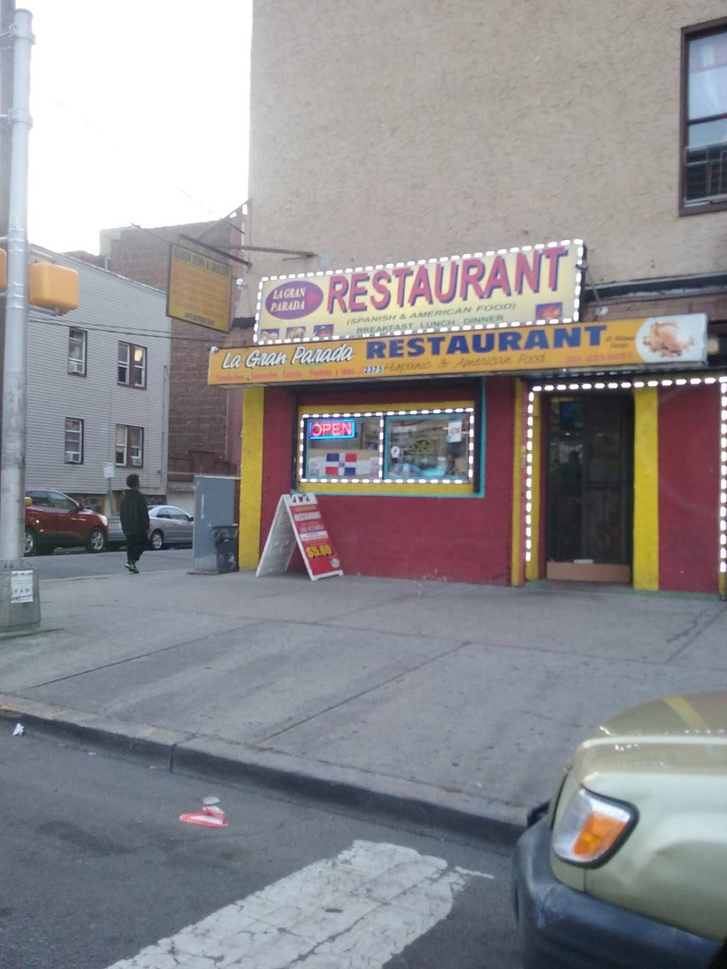 La Gran Parada | restaurant | 190 Clinton Ave, Jersey City, NJ 07304, USA | 2014336051 OR +1 201-433-6051