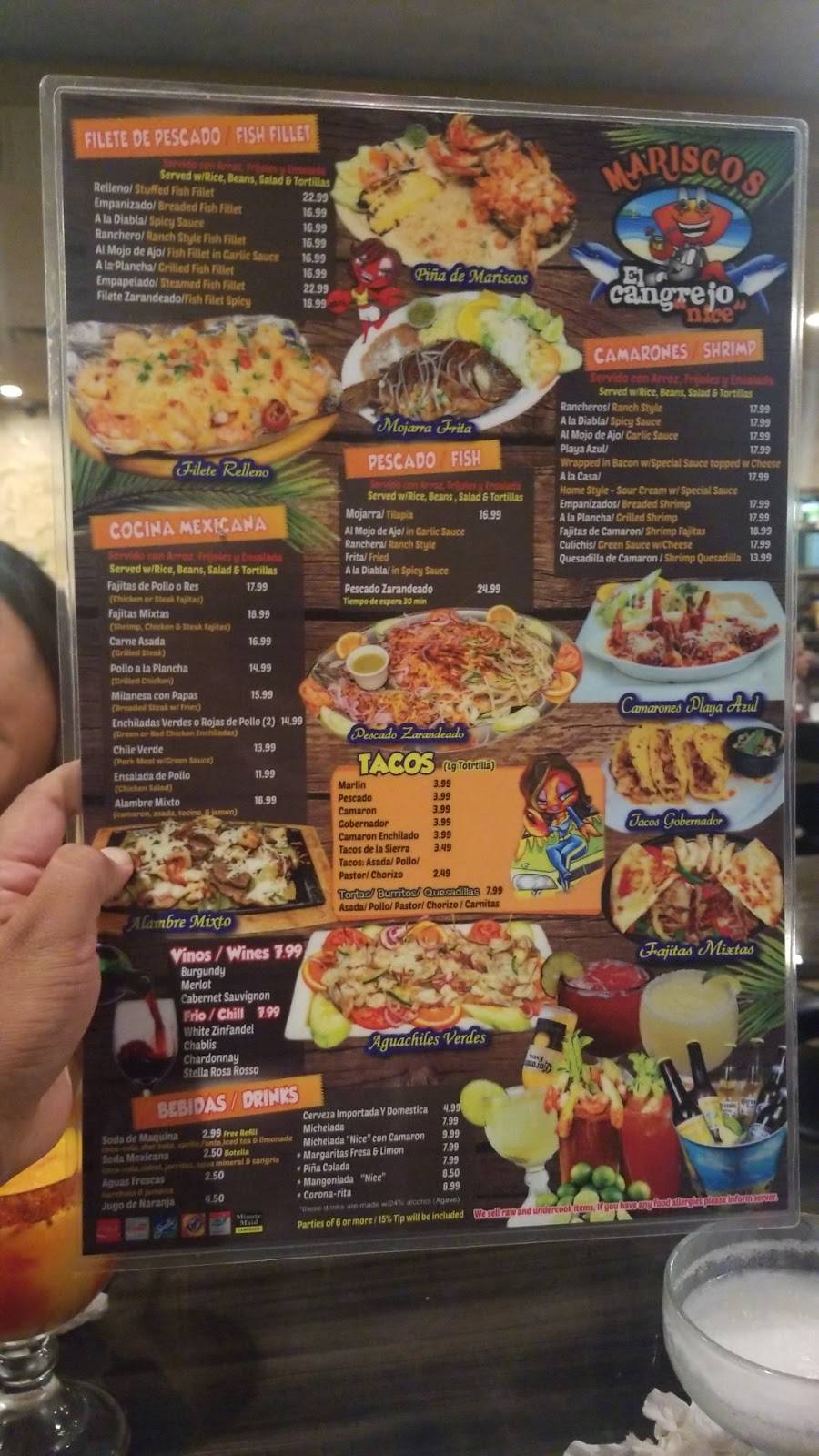 Mariscos El Cangrejo Nice 4 | restaurant | 2424 W Ball Rd ste G, Anaheim, CA 92804, USA | 7145277030 OR +1 714-527-7030