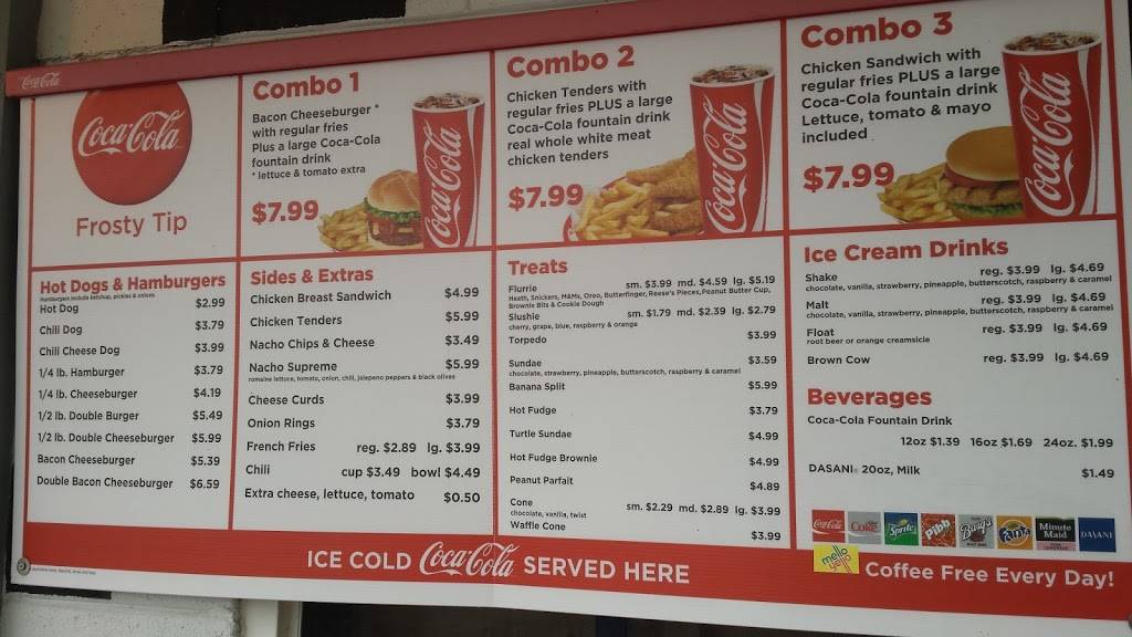 Depreys Frosty Tip | meal takeaway | 6390 Sturgeon Bay Rd, Luxemburg, WI 54217, USA | 9208669642 OR +1 920-866-9642