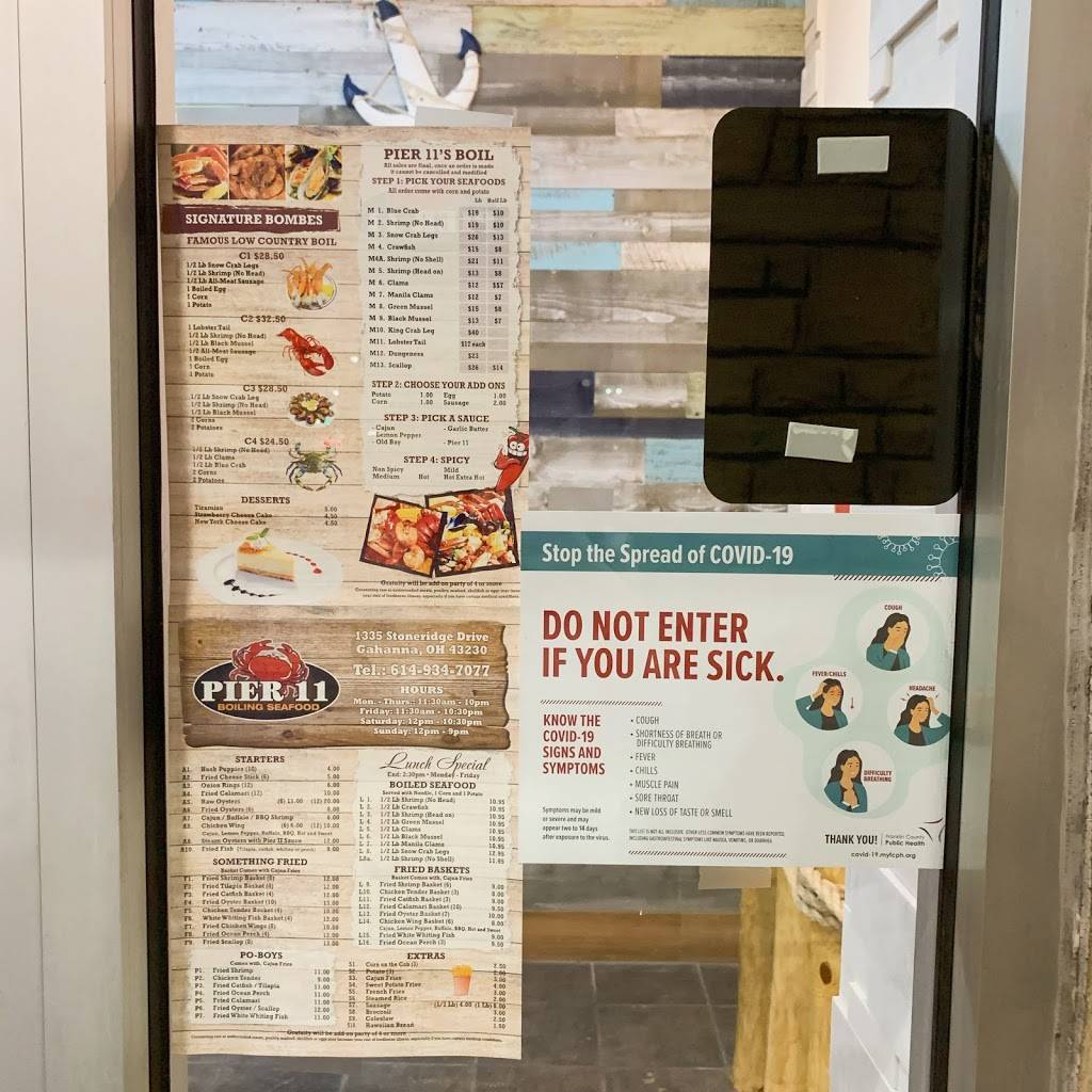Pier 11 Boiling Seafood | restaurant | 1335 Stoneridge Dr, Gahanna, OH 43230, USA | 6149347077 OR +1 614-934-7077