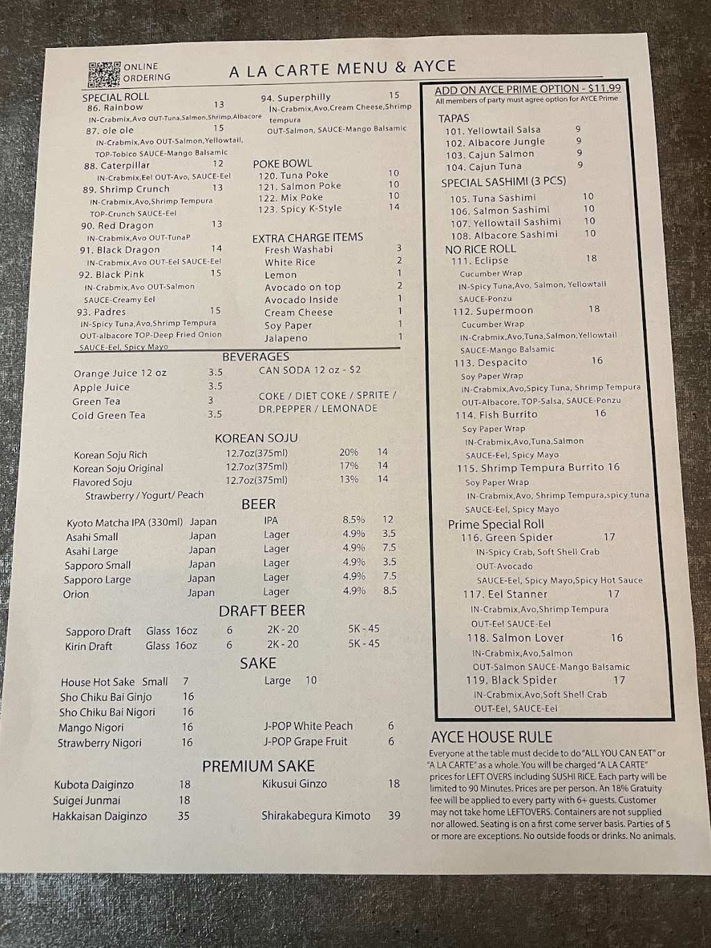 OLLEH SUSHI | restaurant | 8199 Clairemont Mesa Blvd, San Diego, CA 92111, USA | 8585985099 OR +1 858-598-5099