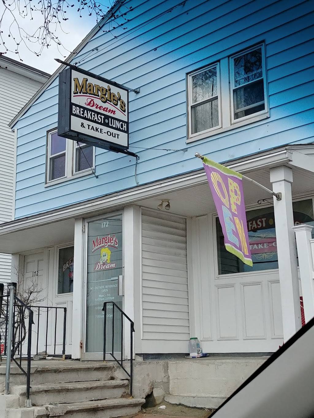 Margies Dream Diner | restaurant | 172 Hayward St, Manchester, NH 03103, USA | 6036277777 OR +1 603-627-7777