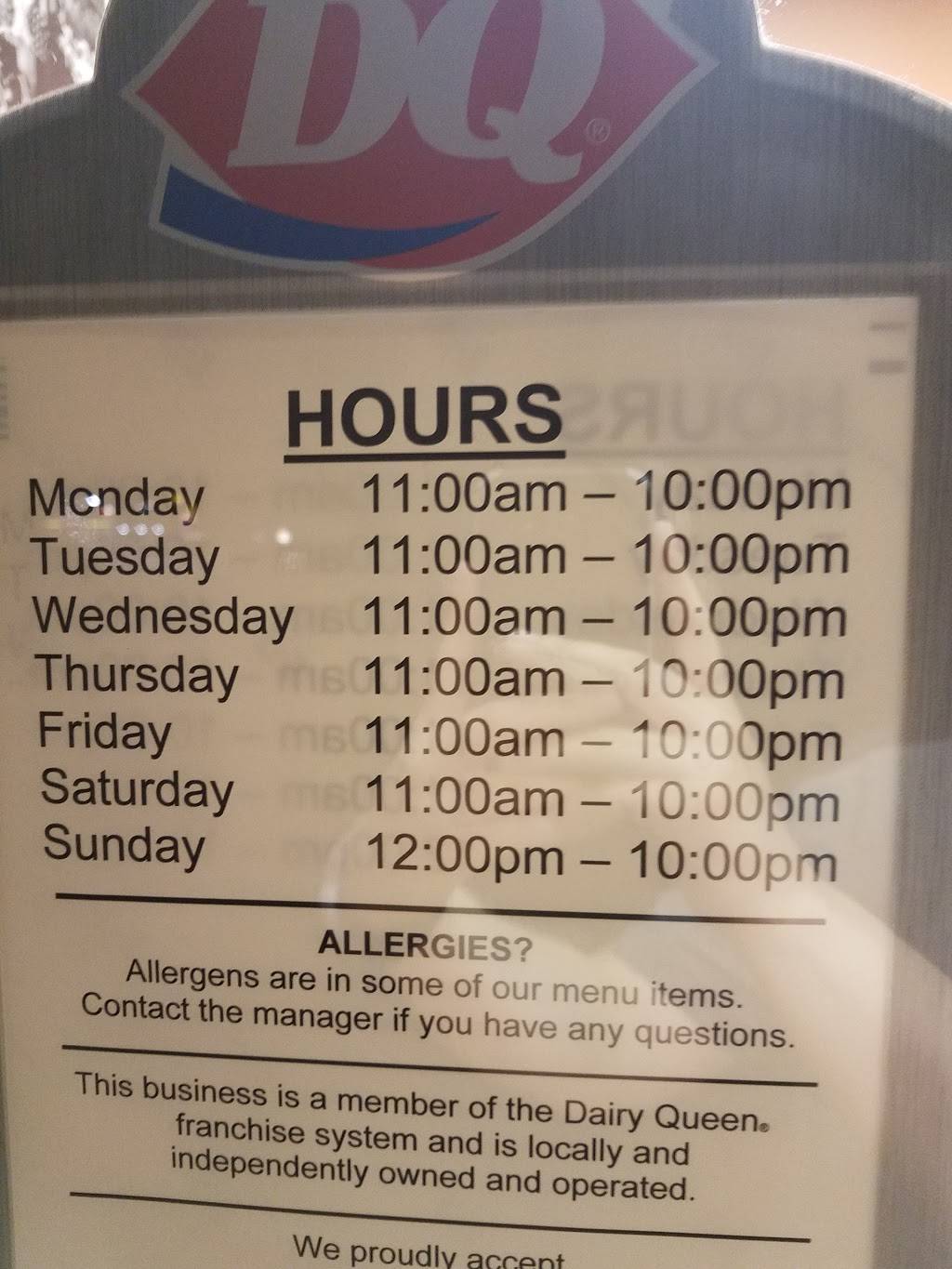 Dairy Queen Grill & Chill | restaurant | 1224 Peoria St, Washington, IL 61571, USA | 3094442912 OR +1 309-444-2912