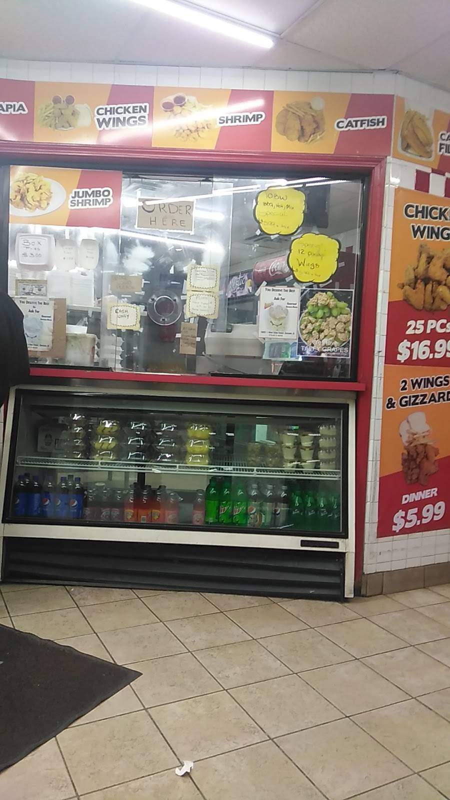 Mr J Fish & Chicken | restaurant | 7601 S Halsted St, Chicago, IL 60620, USA | 7738468455 OR +1 773-846-8455