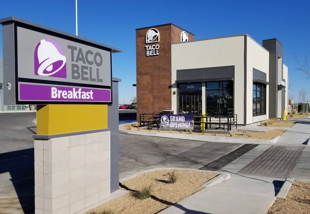 Taco Bell | meal takeaway | 6450 N Desert Blvd, El Paso, TX 79912, USA | 9152064178 OR +1 915-206-4178