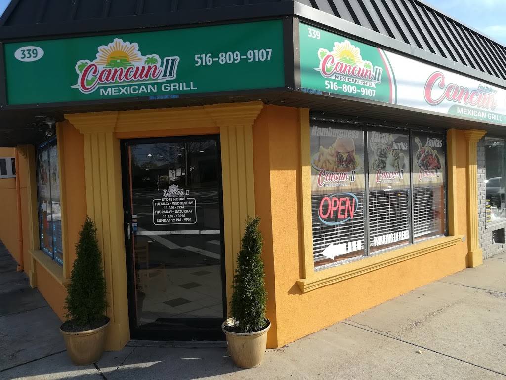 Cancun II Mexican Grill | restaurant | 339 Newbridge Rd, East Meadow, NY 11554, USA | 5168099107 OR +1 516-809-9107