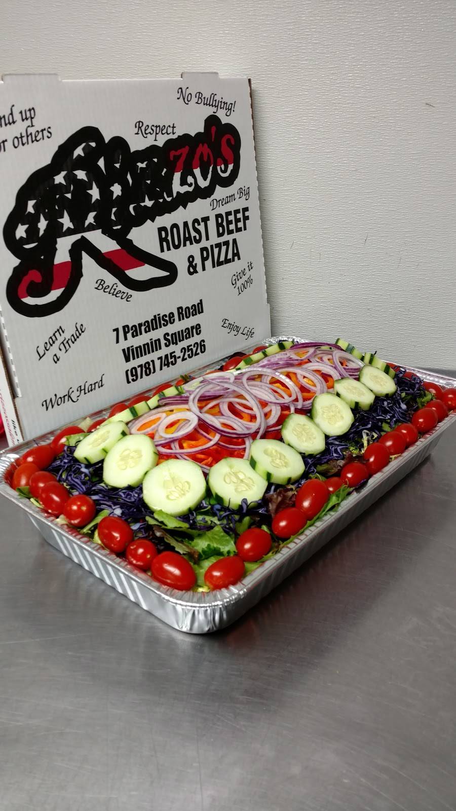 Rizzos Roast Beef & Pizza | restaurant | 7, Paradise Rd, Salem, MA 01970, USA | 9787452524 OR +1 978-745-2524