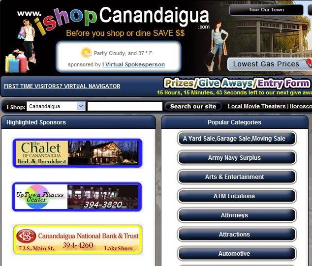 I Shop Canandaigua | shopping mall | 1 S Main St, Canandaigua, NY 14424, USA | 8666363095 OR +1 866-636-3095