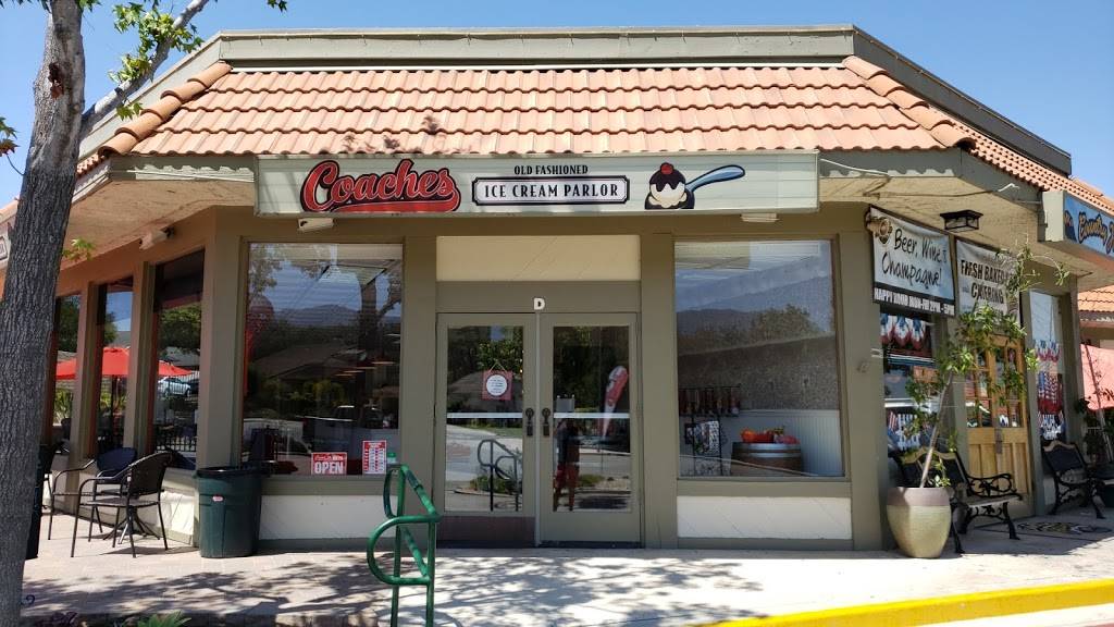 Coaches - Old Fashion Ice Cream Parlor | restaurant | 3345 Kimber Dr suite d, Newbury Park, CA 91320, USA | 8053756555 OR +1 805-375-6555