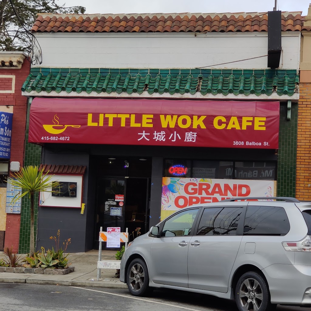 Little Wok Cafe | restaurant | 3608 Balboa St, San Francisco, CA 94121, USA | 4156824672 OR +1 415-682-4672