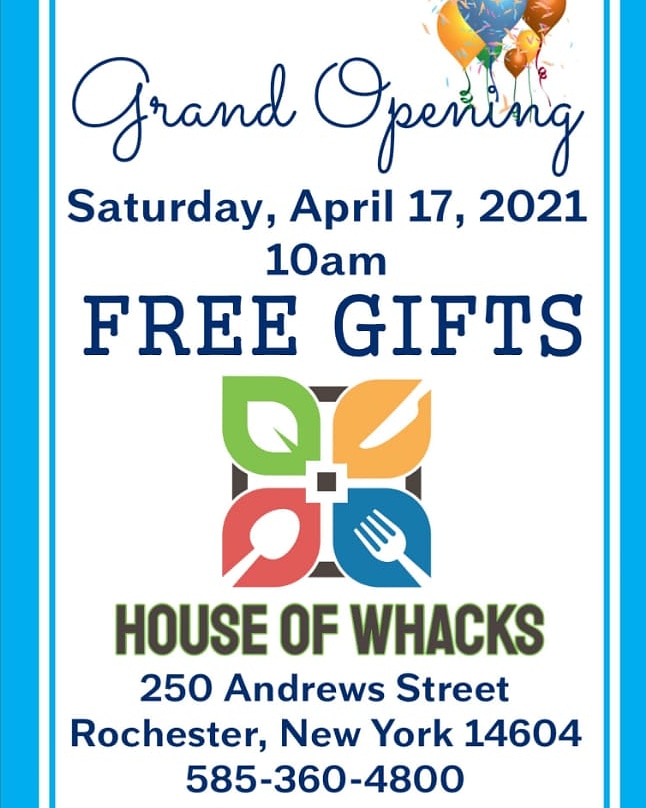 House of Whacks | restaurant | 250 Andrews St, Rochester, NY 14604, USA | 5853604800 OR +1 585-360-4800