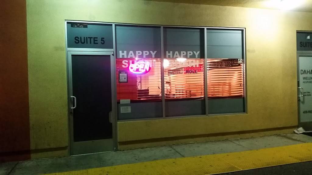 Happy Sushi | restaurant | Suite #5, 3216 El Camino Real, Santa Clara, CA 95051, USA | 4085570370 OR +1 408-557-0370